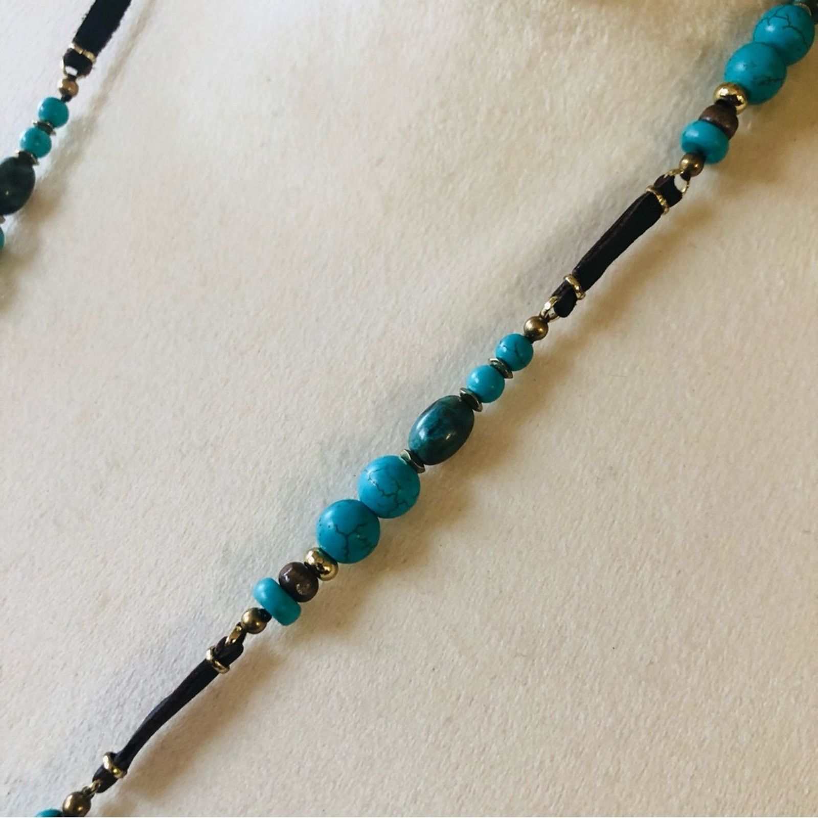 Jewelry Nakamol howlite genuine pearl necklace and bracelet set Size ONE SIZE - 5 Thumbnail