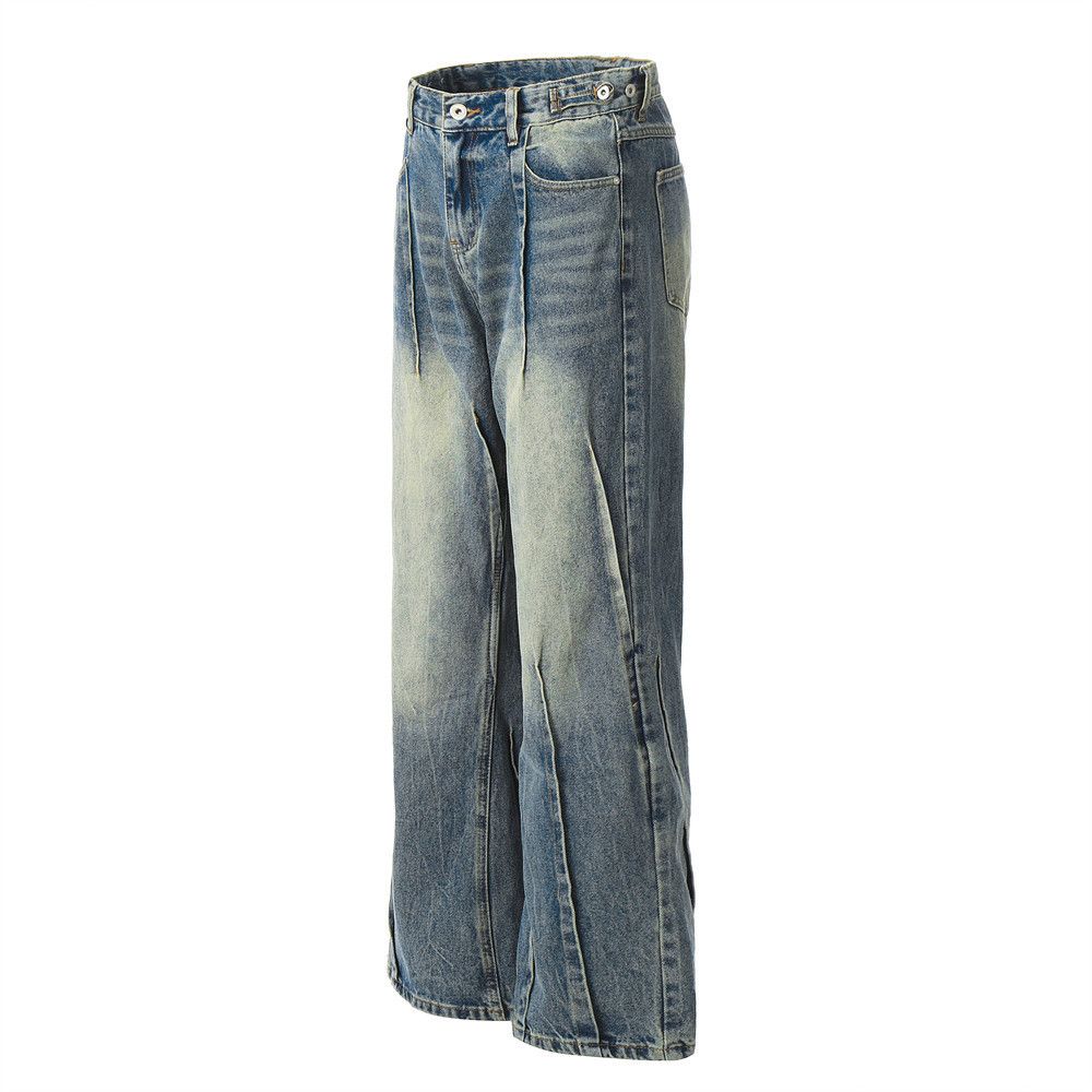 Japanese Brand × Jean Men's hippie trend washed flared jeans y2k Size US 32 / EU 48 - 2 Thumbnail