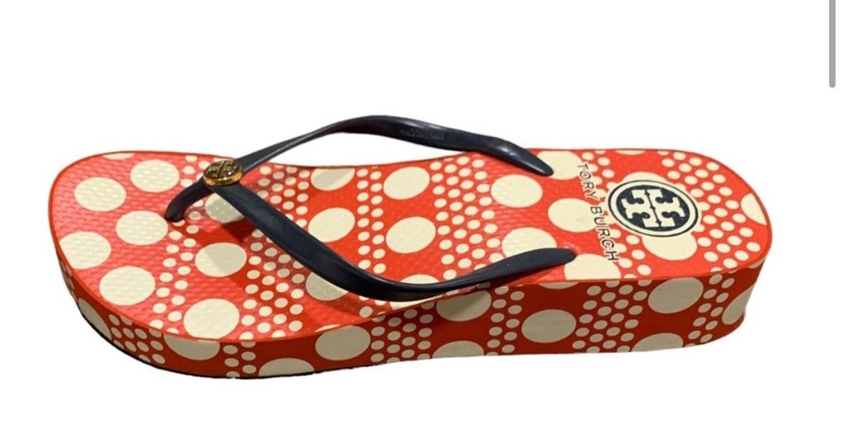 Tory Burch Tory Burch Thandie Polkadot summer red sandals SZ-8.5 Size US 8.5 / IT 38.5 - 3 Thumbnail