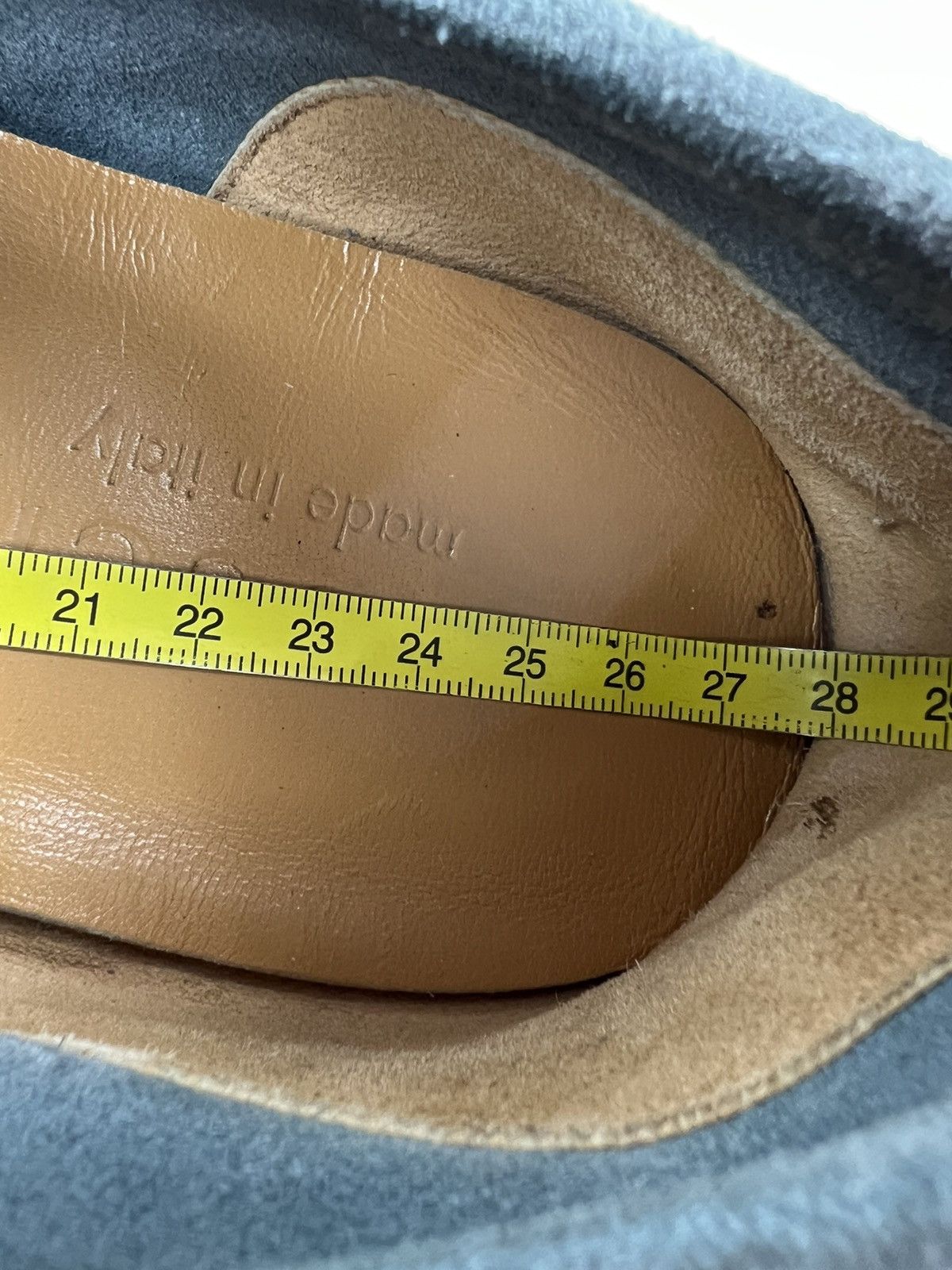 Gucci GUCCI Loafers Suede Slip Ons Shoes HORSEBIT Web Stripe Blue Size US 9.5 / EU 42-43 - 24 Thumbnail