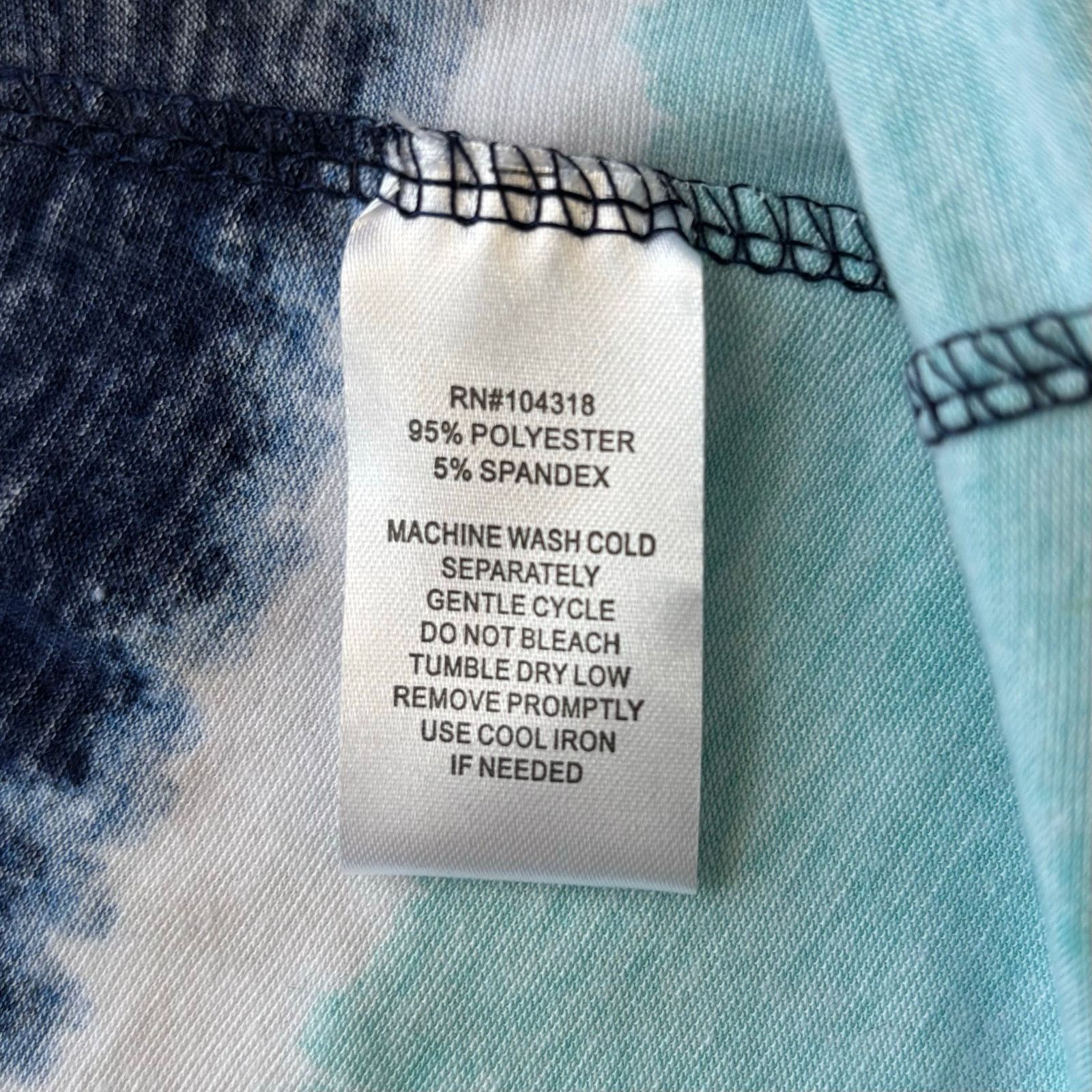 Other 1775 Blue Tie Dye Sundress Lightweight Summer Dress Size XL Size XL / US 12-14 / IT 48-50 - 6 Thumbnail
