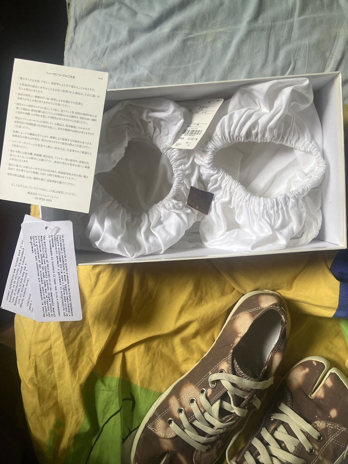 Maison Margiela Maison Margiela 20SS Tabi Tie Dye Pattern Low-cut Sneakers Size US 8 / EU 41 - 14 Thumbnail