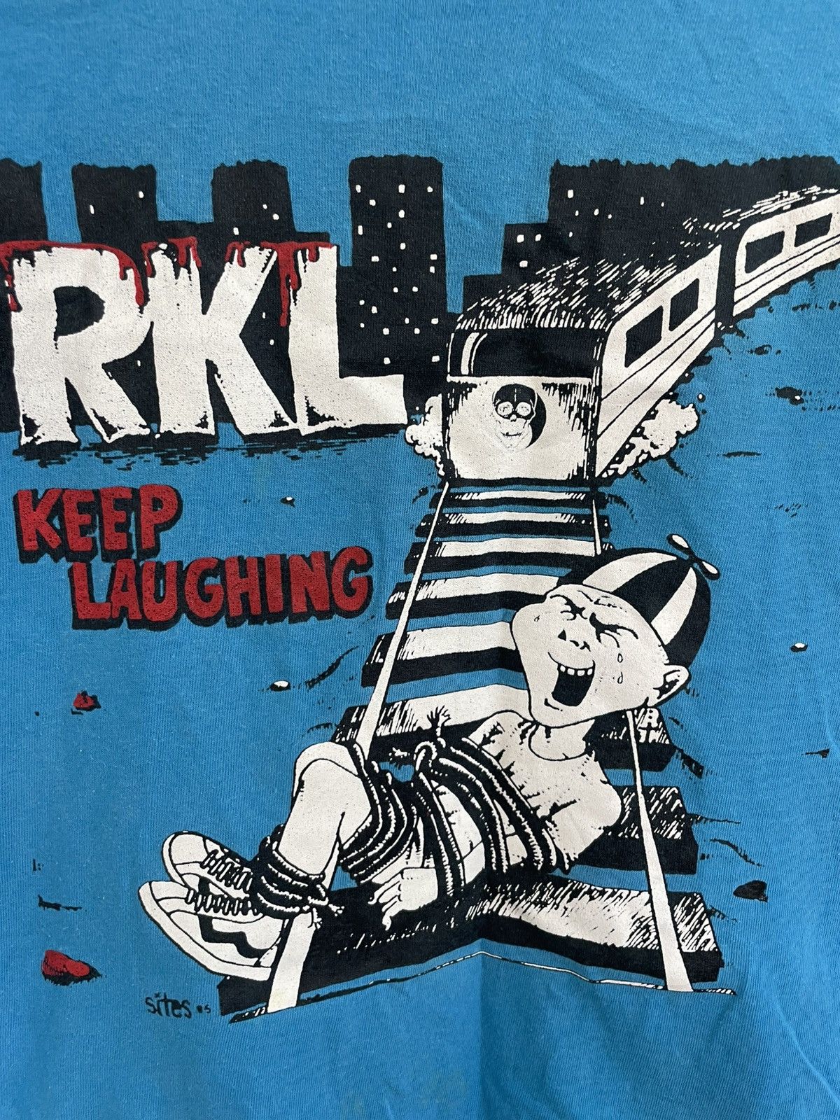 Band Tees RKL Keep Laughing punk band t shirt Size US XS / EU 42 / 0 - 4 Thumbnail