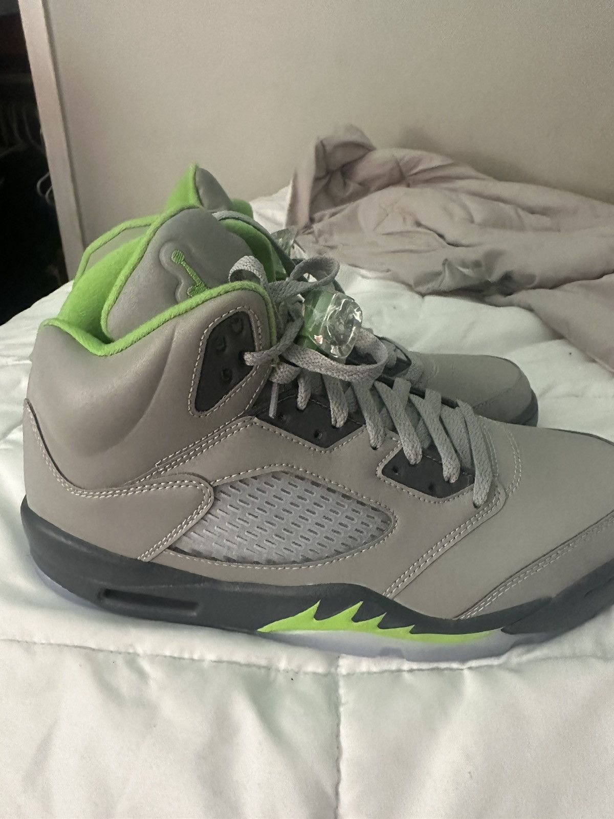 Jordan Brand Jordan 5s Green Bean | Grailed