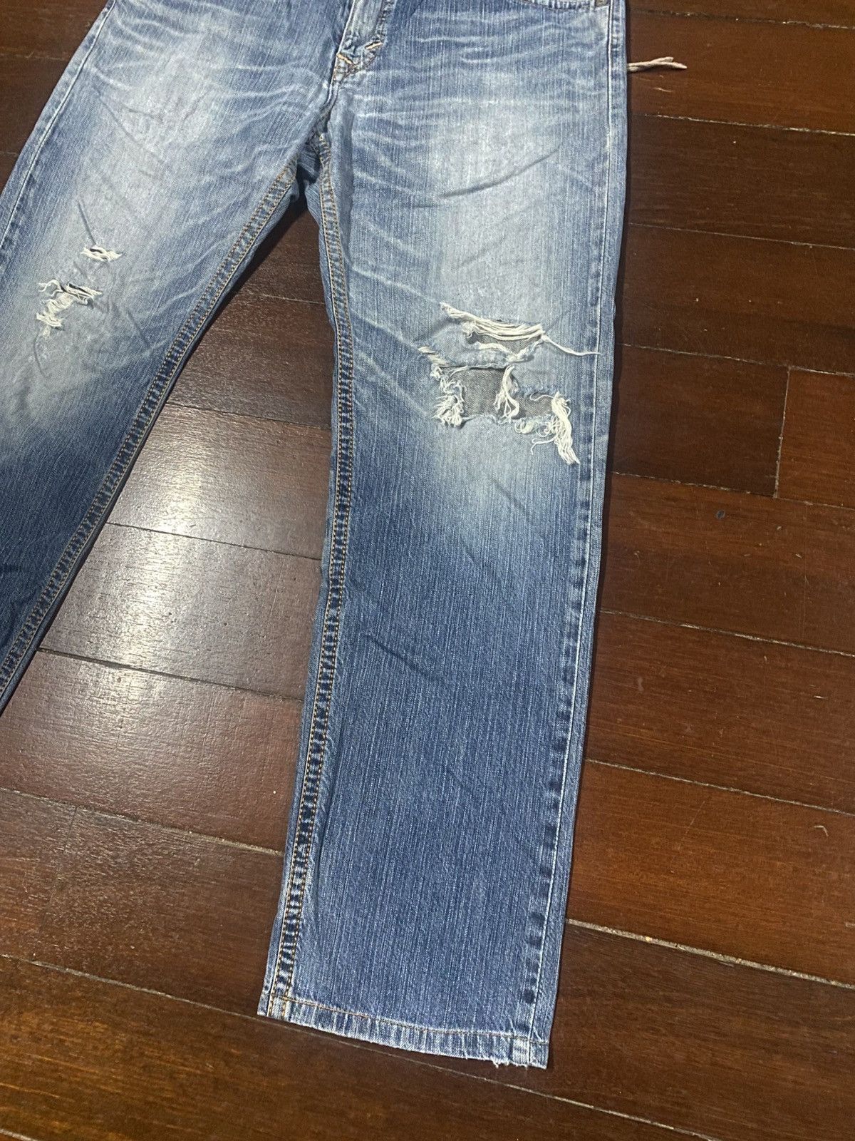 If Six Was Nine Edwin Exclusive Vintage Lgb Style Denim distressed mud wash Size US 36 / EU 52 - 4 Thumbnail