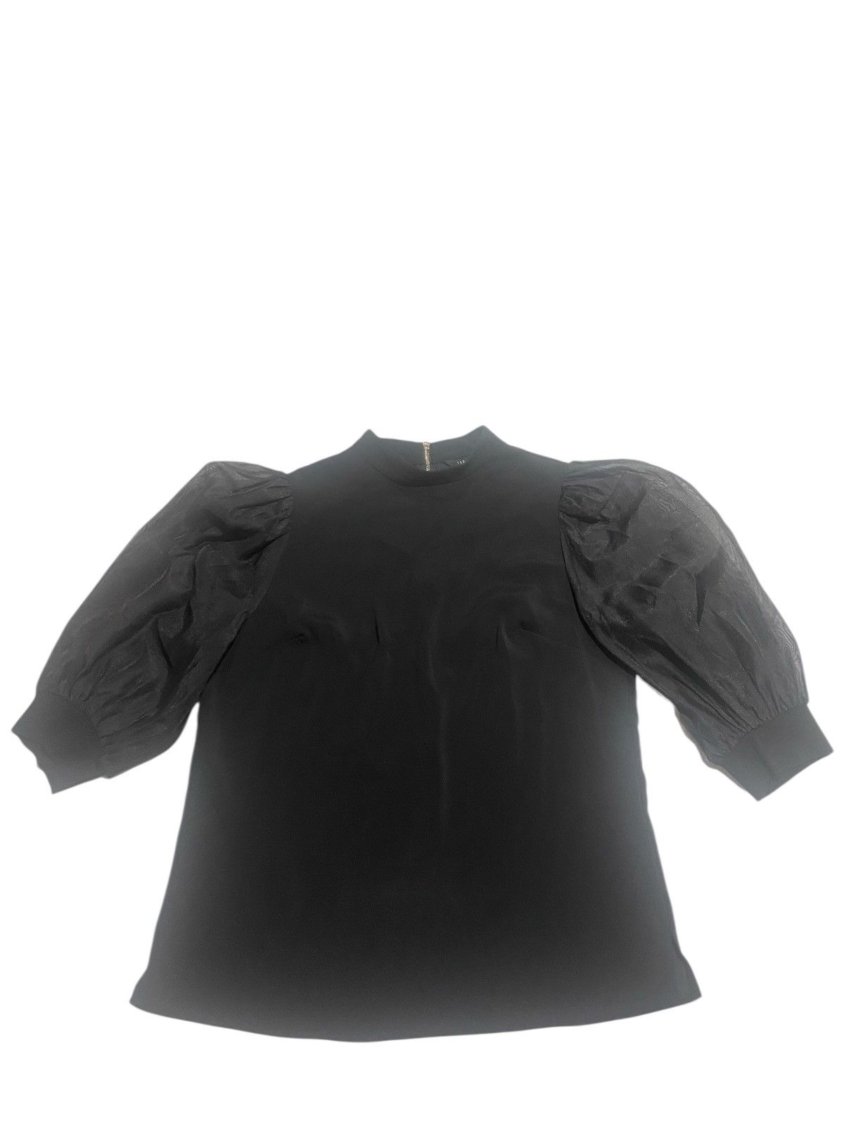 Ted Baker TED BAKER Blouse, oversize organza sleeves, RRP $175 Size S / US 4 / IT 40 - 10 Thumbnail