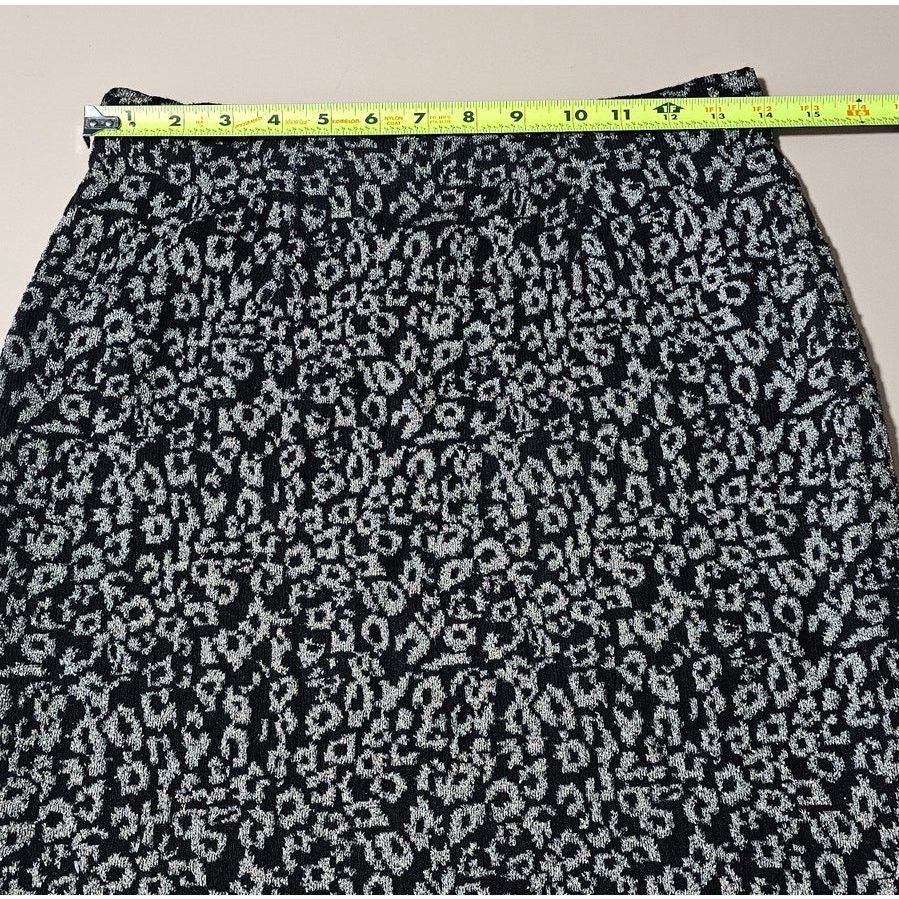 J.McLaughlin NWT J. McLaughlin Black Gold Parlor Jacquard Knit Skirt S Size 27" / US 4 / IT 40 - 4 Thumbnail