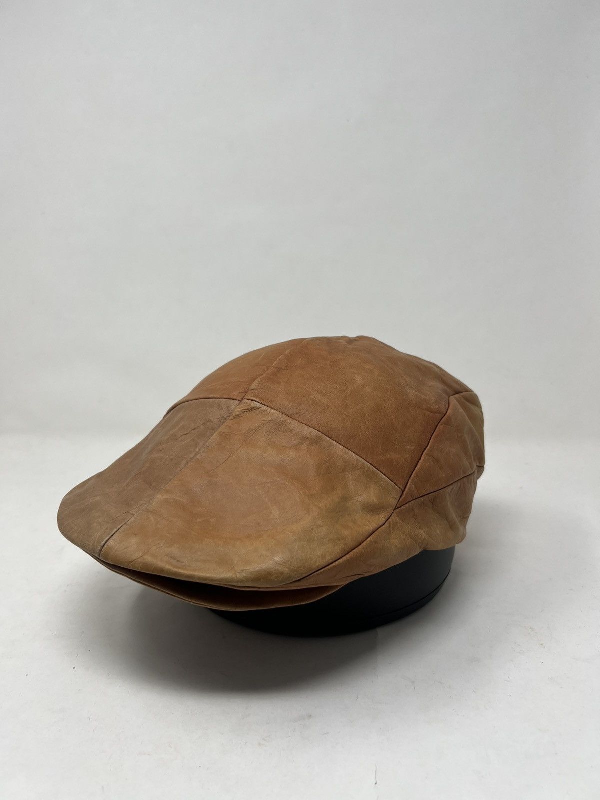 CA4LA CA4LA Leather Baretta Flat Hat Size 26 - 1 Thumbnail