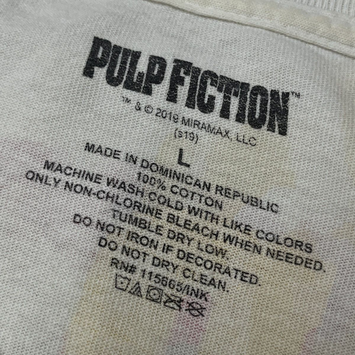 Other Pulp Fiction Movie John Travolta Uma Thurman TShirt Size US L / EU 52-54 / 3 - 16 Thumbnail