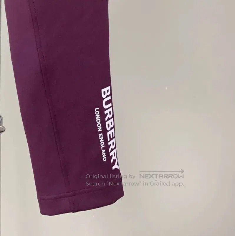 Burberry Burberry Casual Purple Polyester Women's Pants. Size 23" - 3 Thumbnail