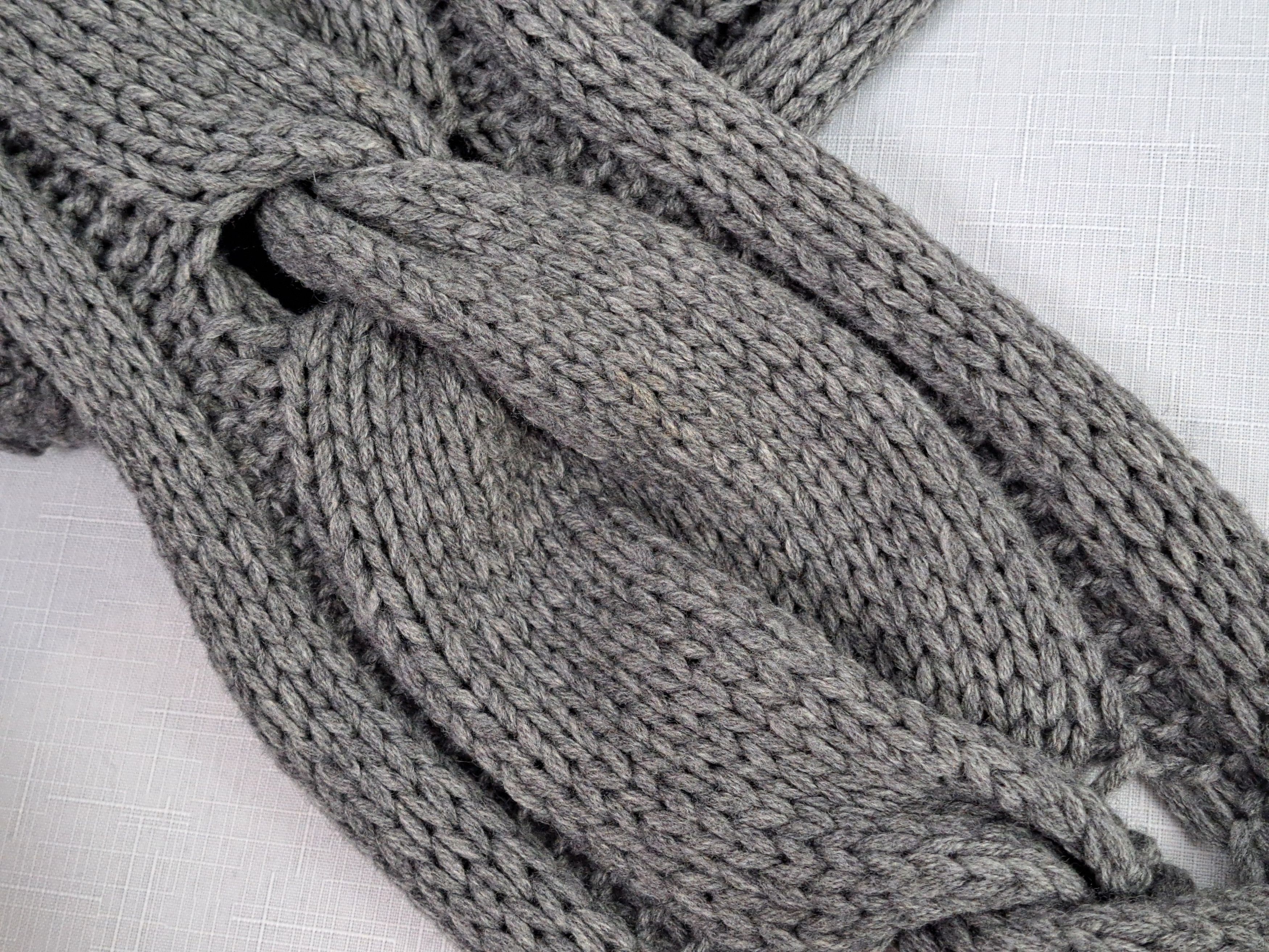 Burberry BURBERRY cable knit wool/cashmere long scarf. Size ONE SIZE - 11 Thumbnail
