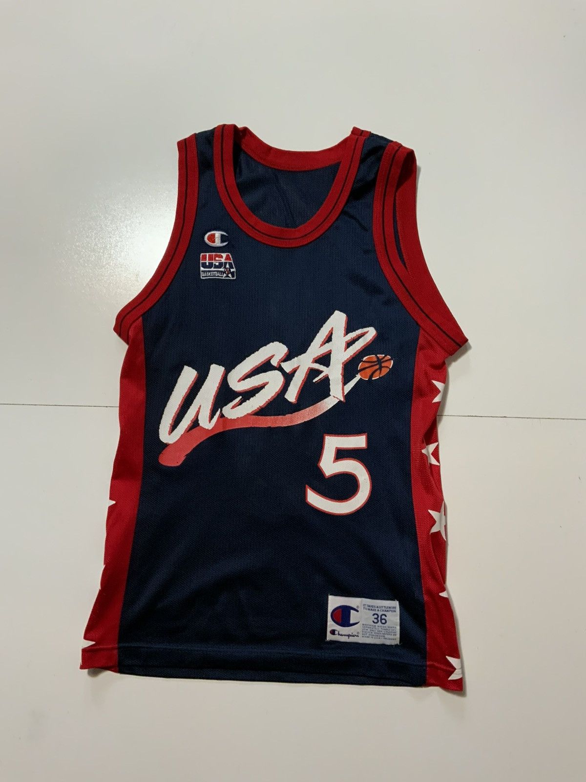 Champion Vintage 1996 Champion USA Olympic Team Grant Hill Jersey. Size US S / EU 44-46 / 1 - 1 Thumbnail