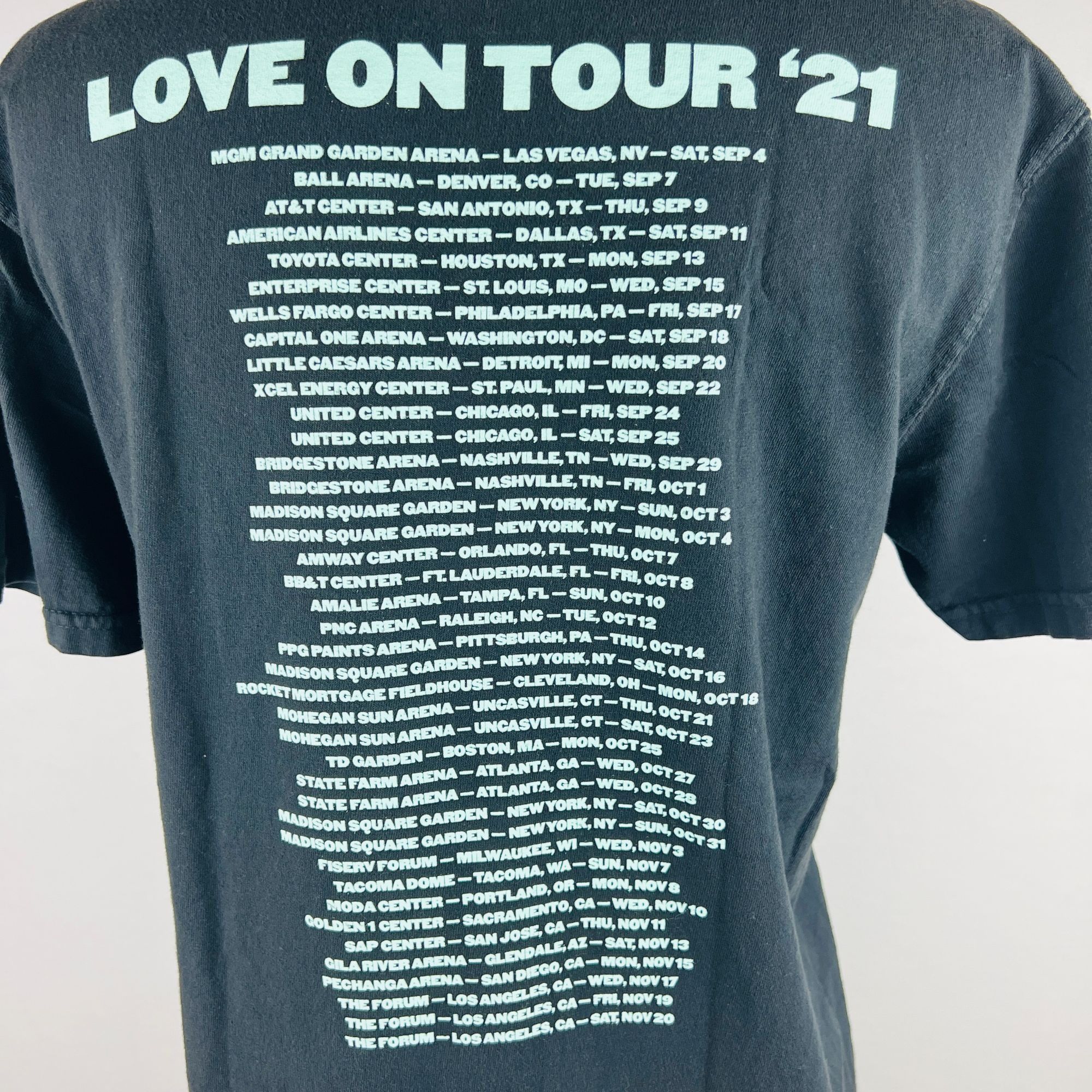 Comfort Colors Harry Styles Love On Tour '21 Womens Small T-Shirt Shirt Size S / US 4 / IT 40 - 4 Thumbnail