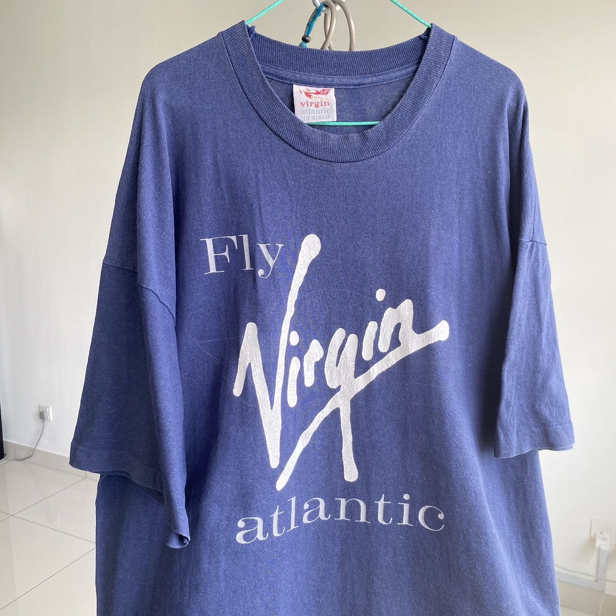 Vintage Thrashed Faded Vintage 90s Fly Virgin Princess Diana ERD TEE Size US XL / EU 56 / 4 - 2 Thumbnail