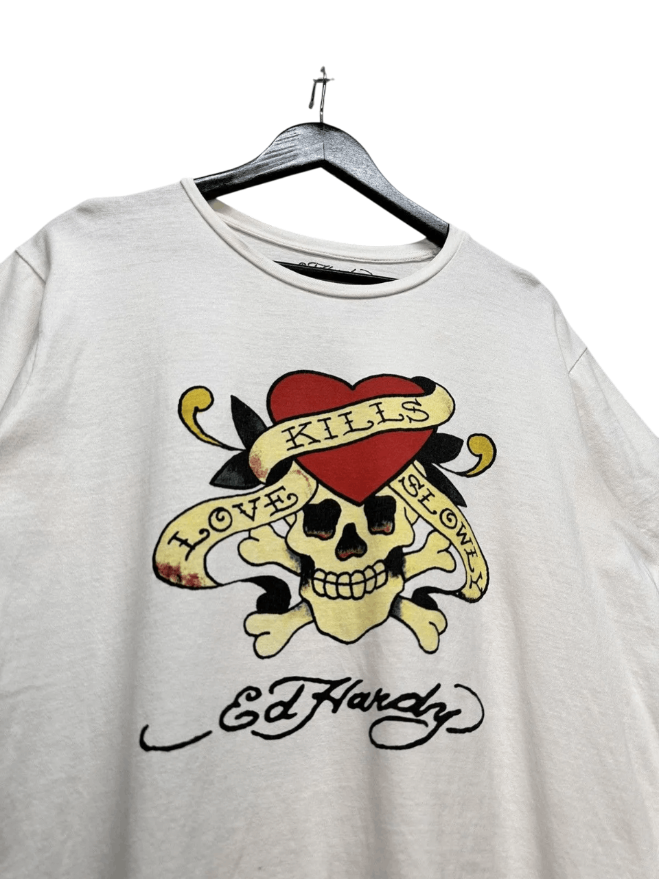Ed Hardy 👉 Ed Hardy T-Shirt mens Crazy Affliction Vintage Audiger Size US L / EU 52-54 / 3 - 7 Thumbnail