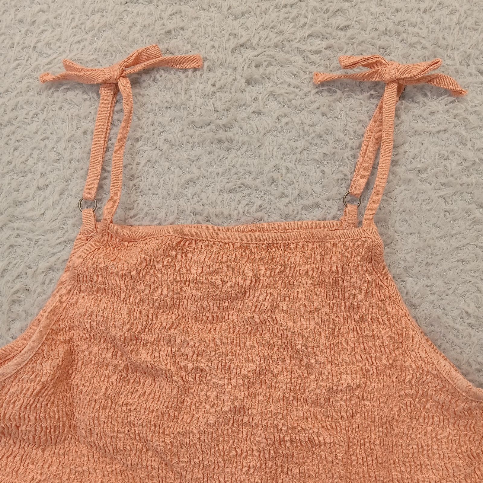 & Other Stories Japna Top S Women's Sleeveless Blouse Orange Cotton Linen Size S / US 4 / IT 40 - 4 Thumbnail
