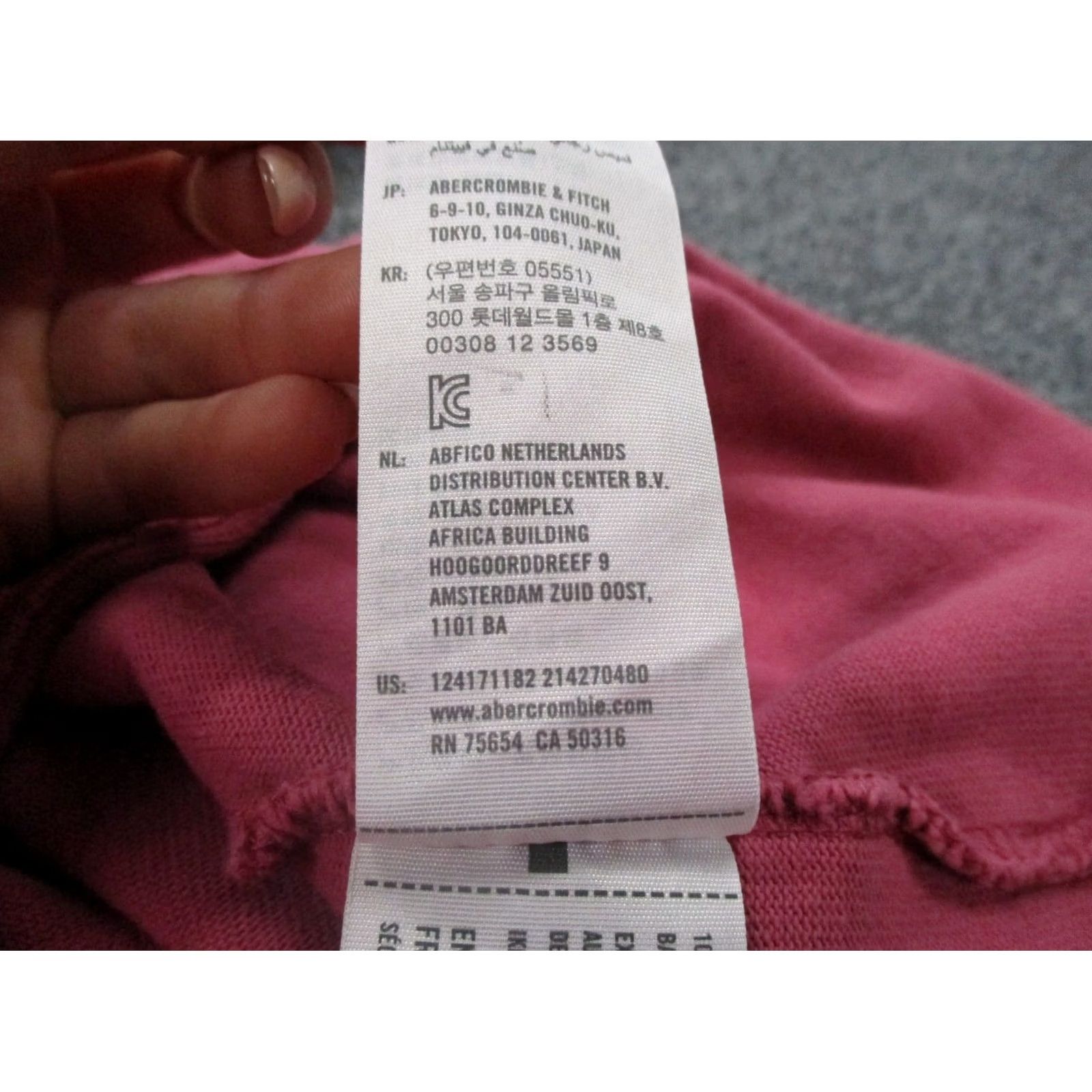 Abercrombie & Fitch Abercrombie Fitch Shirt Mens Pink Striped Polo Golf Rugby Preppy Sport Pullover Size US S / EU 44-46 / 1 - 7 Thumbnail