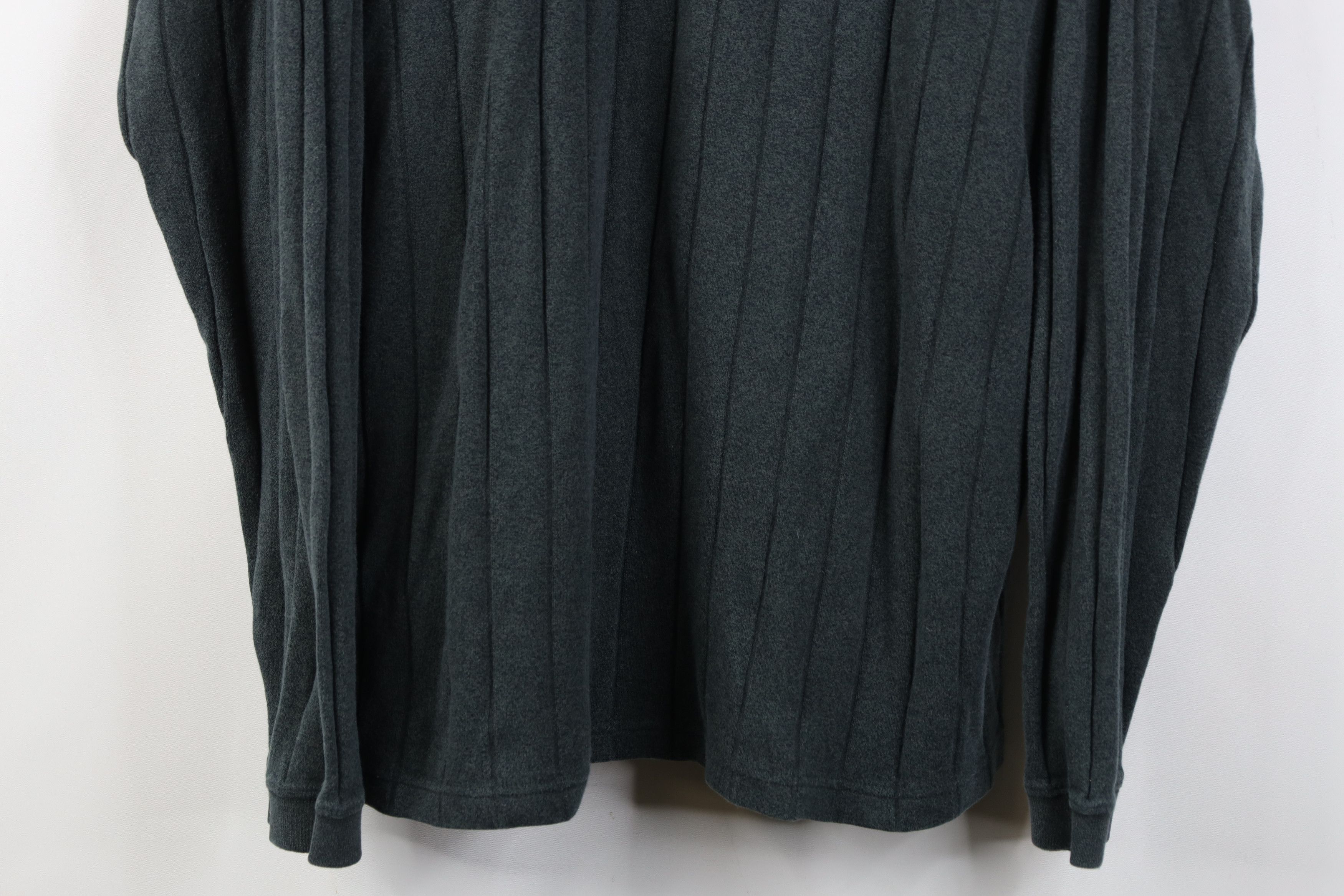 Vintage Vintage 90s Streetwear Knit Long Sleeve Rugby Polo Green Size US XL / EU 56 / 4 - 3 Thumbnail