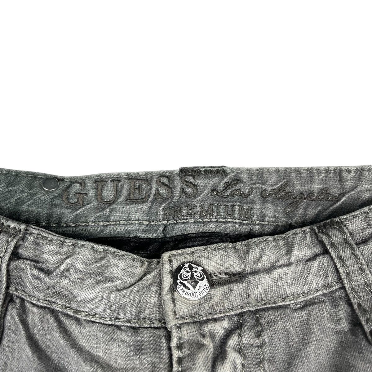 Guess Guess LA Premium Distressed Denim Jeans Size US 34 / EU 50 - 6 Thumbnail