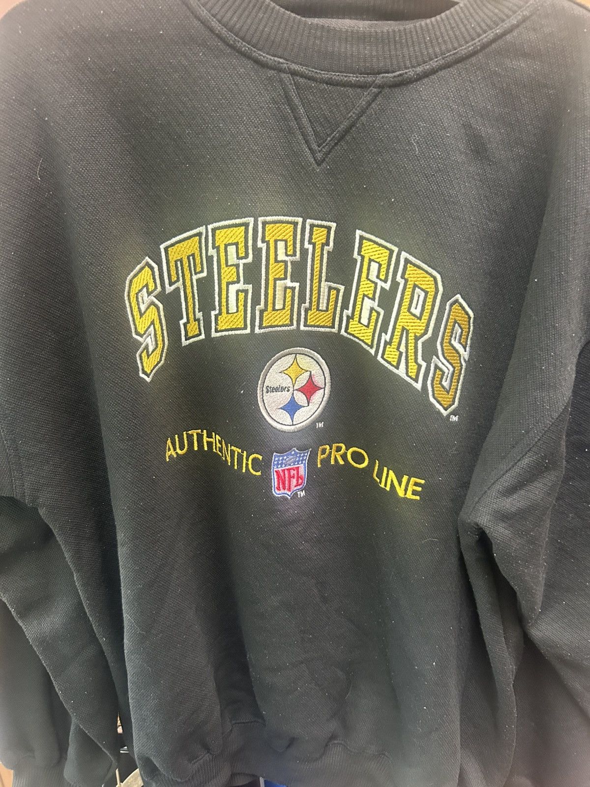 Pro Line Steelers NFL Pro Line Crewneck Size US XL / EU 56 / 4 - 1 Thumbnail