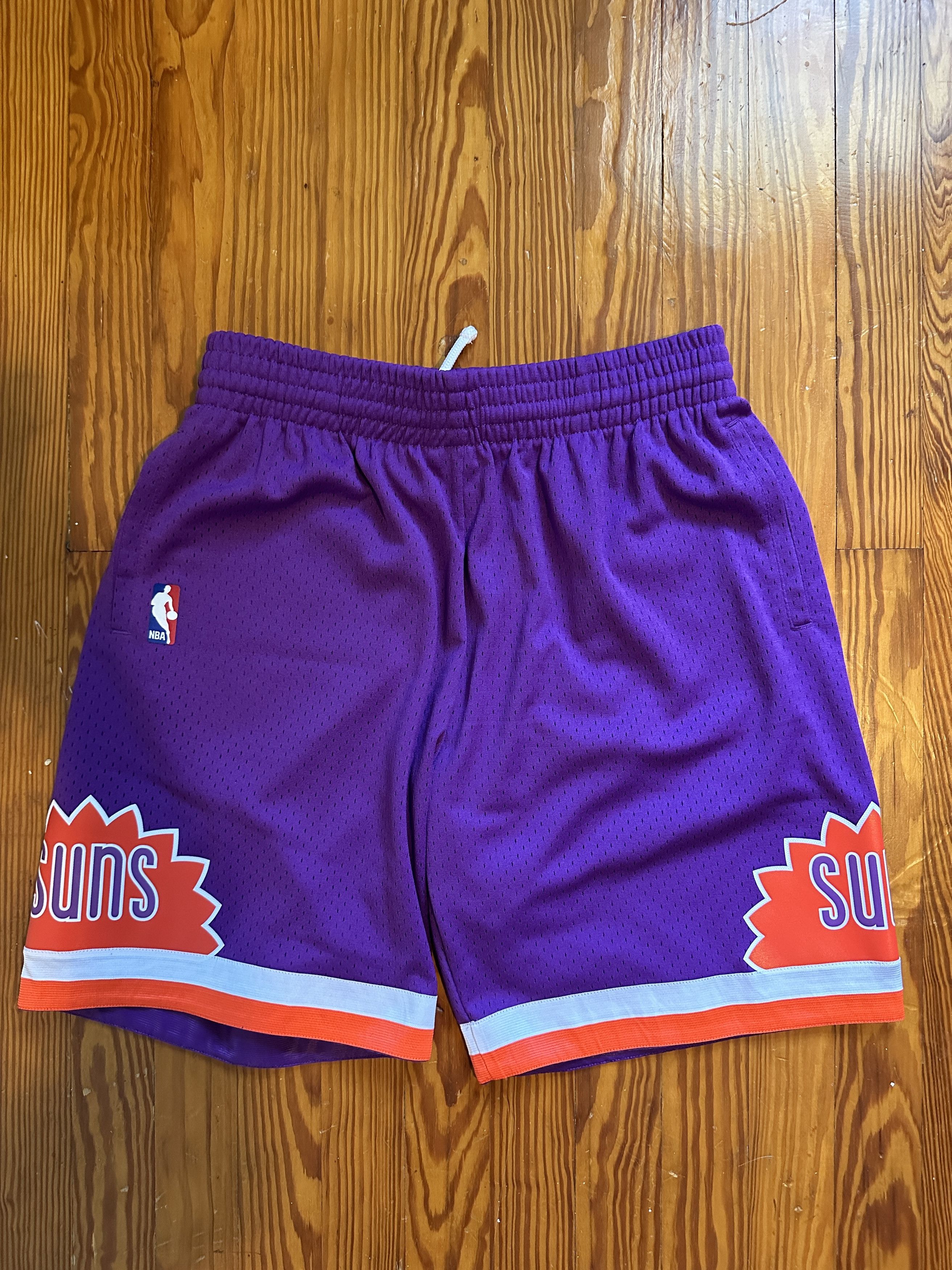 Phoenix Suns Swingman Shorts Purple Phoenix Suns 1991-92 Men's