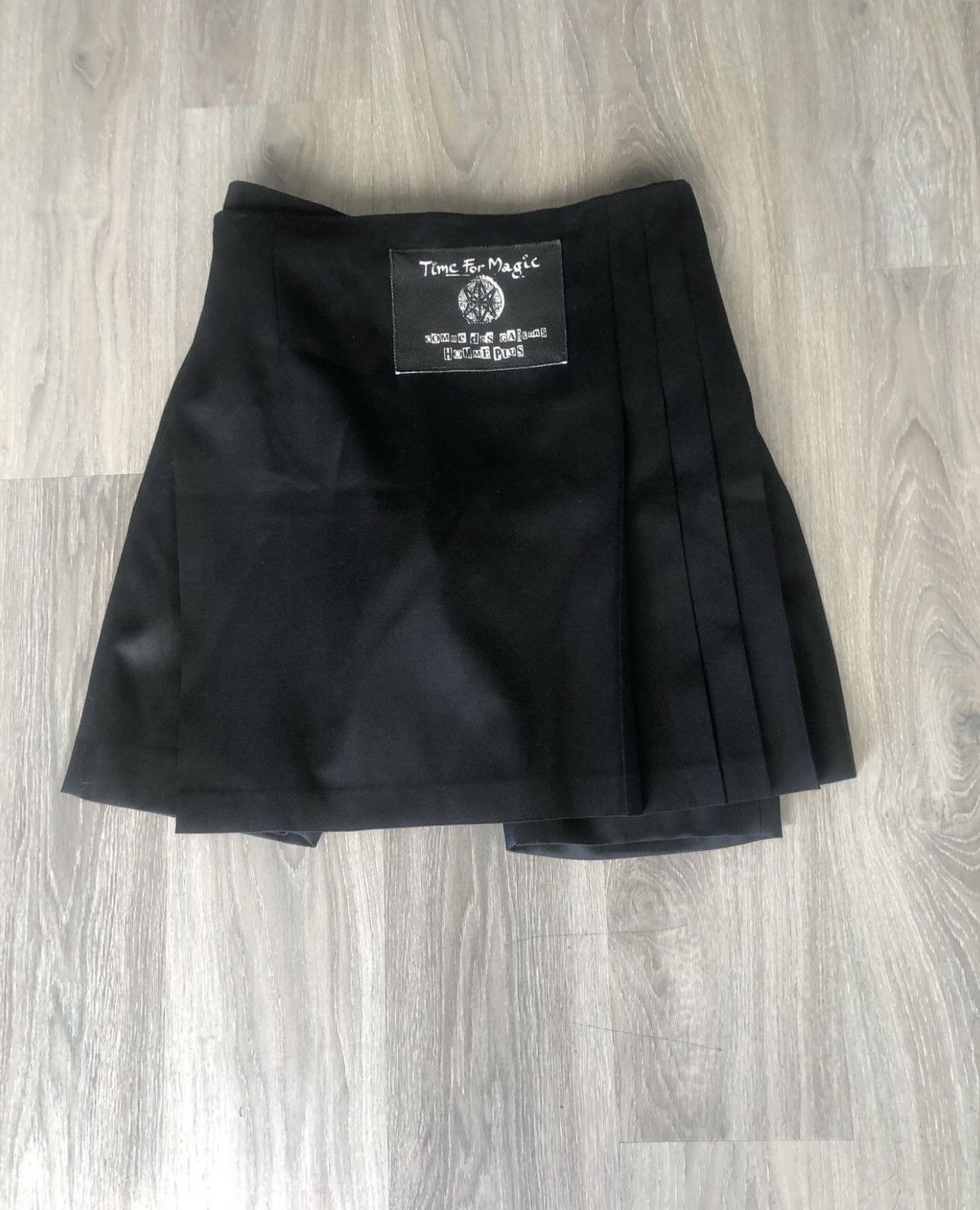 Pre-owned Comme Des Garcons X Comme Des Garcons Homme Plus Shorts Skirt From 2008 In Black