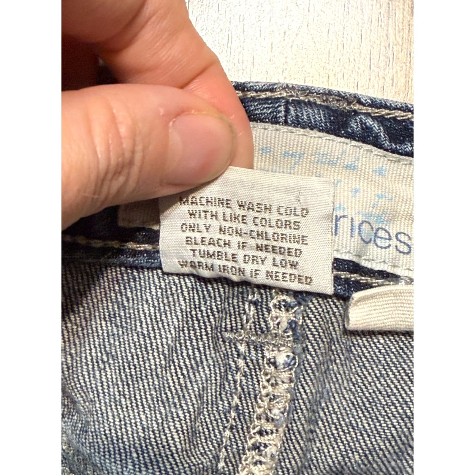 Vintage Maurices Jeans Women's Regular Denim Laney Bootcut 14 Blue Stretch Pocket 5-Pocket Size 36" / US 14 / IT 50 - 5 Thumbnail