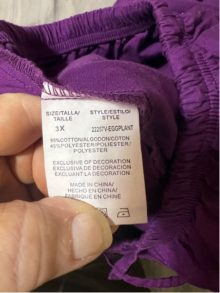 Other Women's Size 3Xl purple Scrub Pants Size 24" / US 00 / IT 34 - 4 Thumbnail