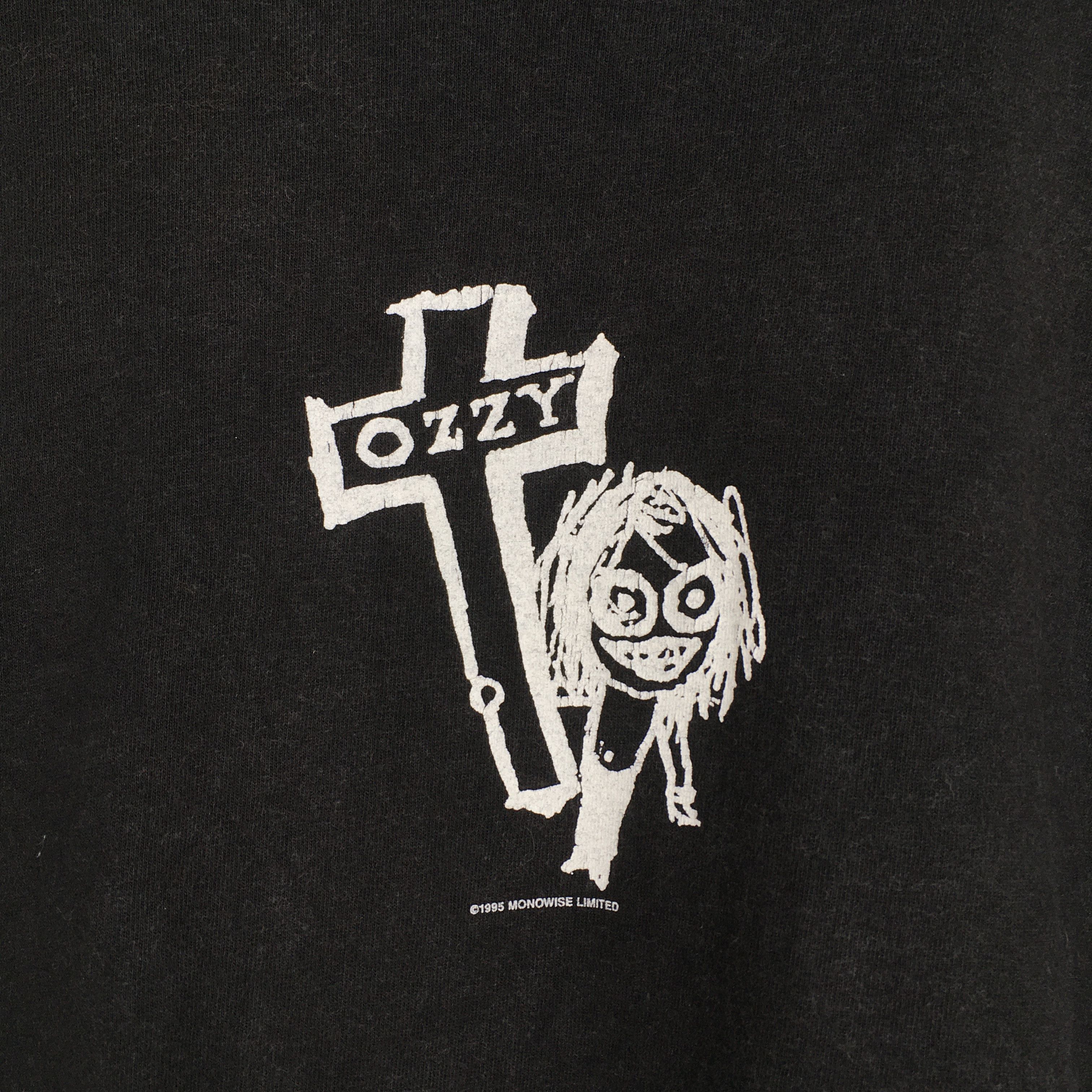 Band Tees Vintage 90s Ozzy Osbourne Metal Black Sabbath T shirt Medium Size US M / EU 48-50 / 2 - 6 Thumbnail