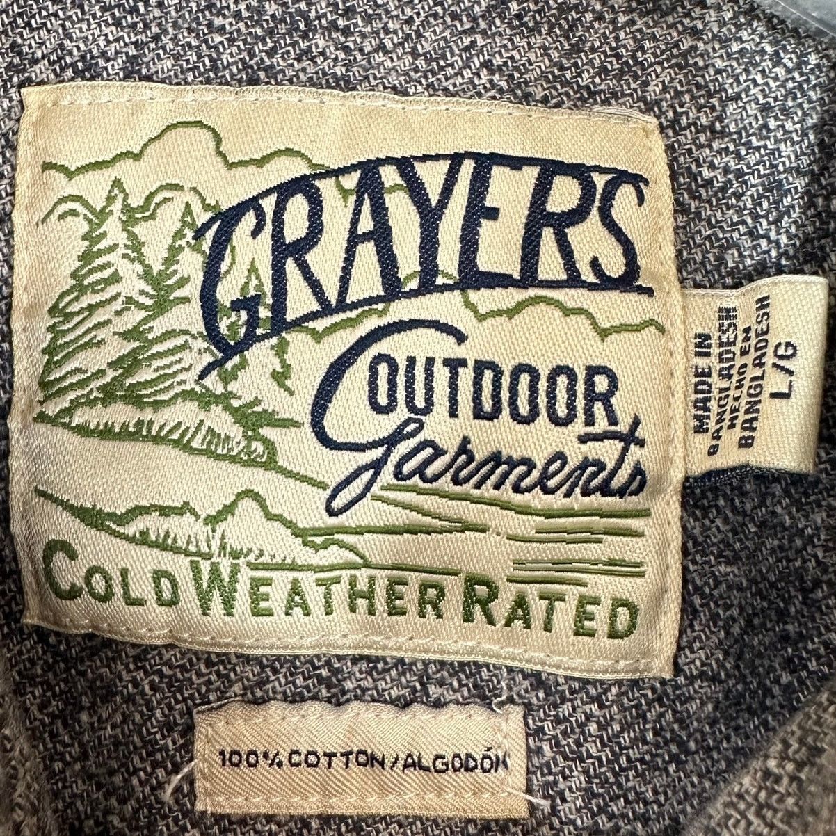 Grayers Grayers Outdoor Garments Large Oatmeal Gray Winter Shacket Size US L / EU 52-54 / 3 - 6 Thumbnail