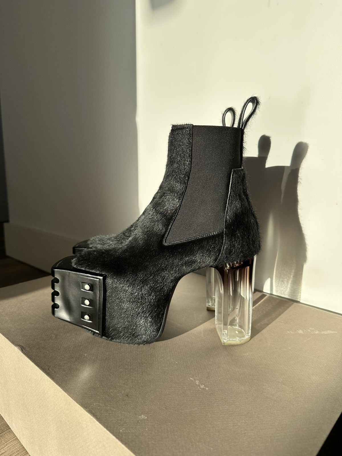 Rick Owens Rick Owens Pony Hair Grill Kiss Heels EU38 | Grailed