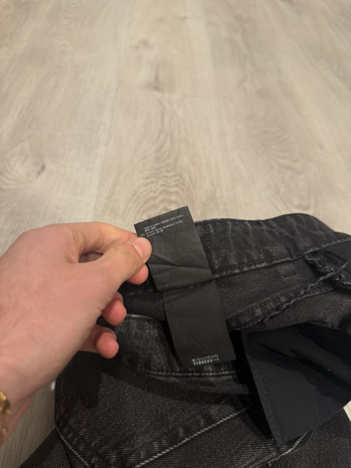 Balenciaga s/s 2018 exposed button fly denim!! Size US 26 / EU 42 - 9 Thumbnail