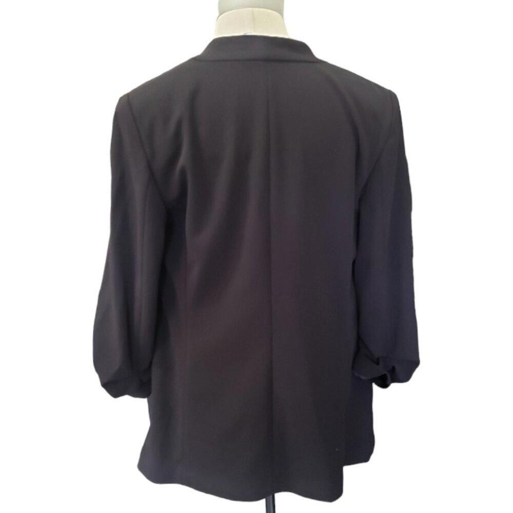 DKNY CT855 DKNY Black Open Blazer with Pockets S Size S / US 4 / IT 40 - 3 Thumbnail