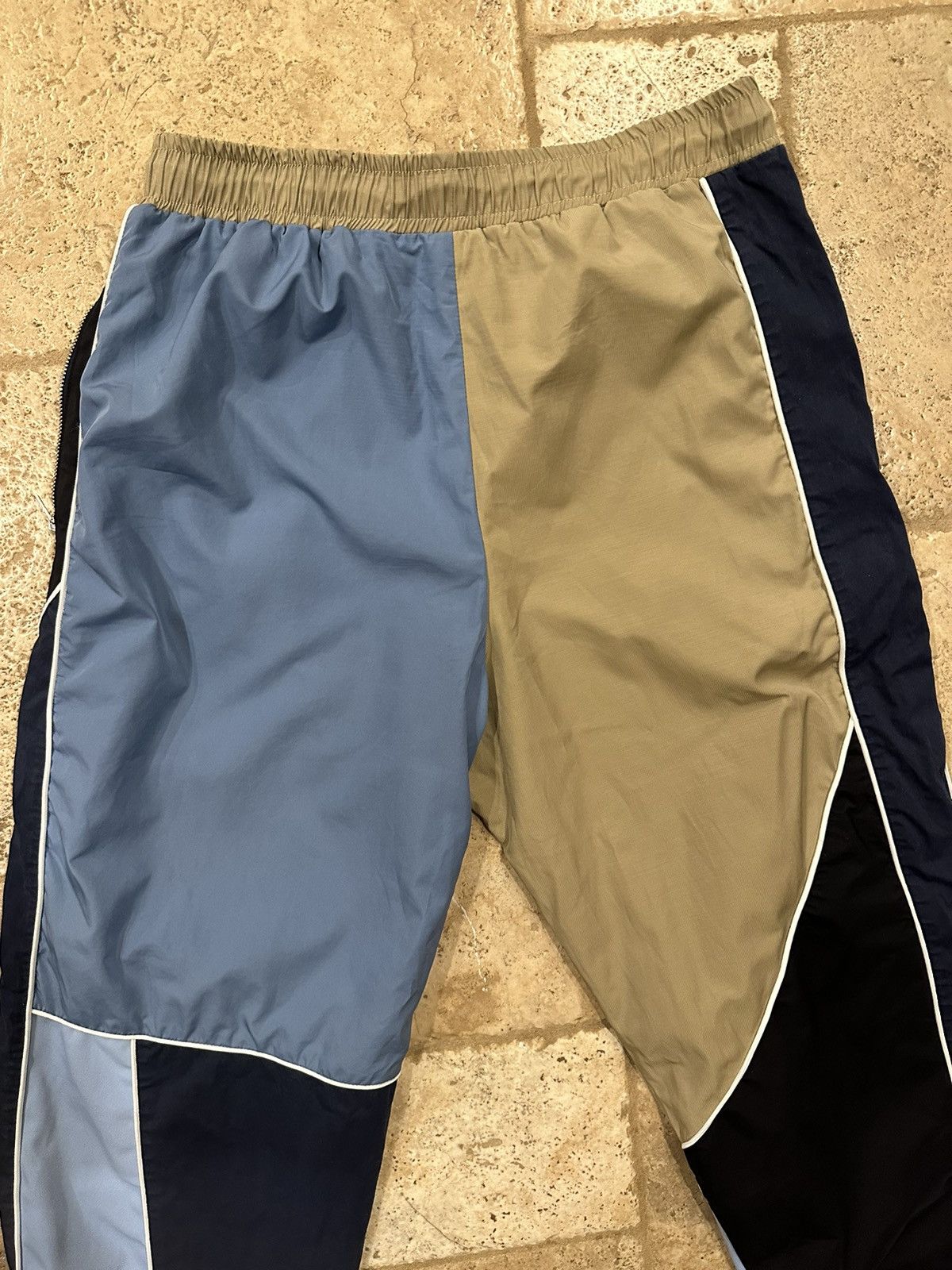 Ahluwalia Ahluwalia Mel Patchwork Colorblock Nylon Track Pants Size US 32 / EU 48 - 6 Thumbnail