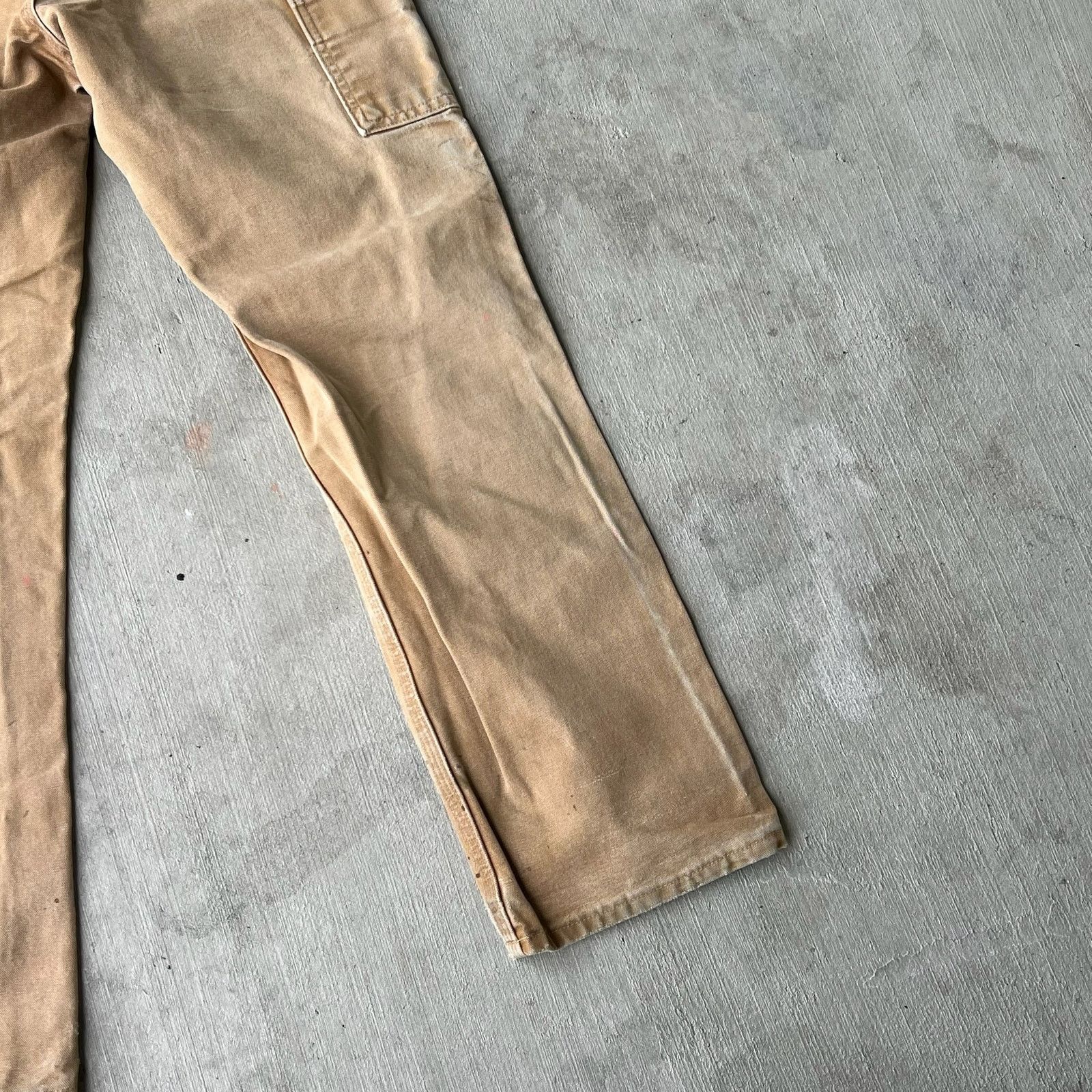 Carhartt × Vintage Carhartt brown double knee work wear carpenter pants Size US 27 - 12 Thumbnail