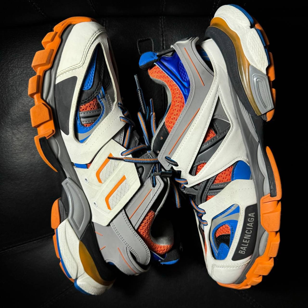 Balenciaga Balenciaga track 1 black orange Size US 8 / EU 41 - 5 Thumbnail