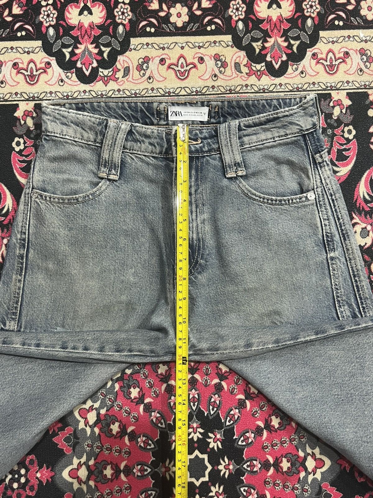 Tripp NYC Vintage Zara Tactical Cargo Grey Washed Baggy Jeans Size US 28 / EU 44 - 14 Thumbnail
