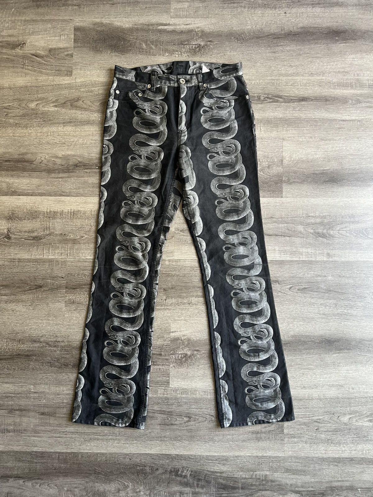 Hysteric Glamour Snake Jeans | Grailed