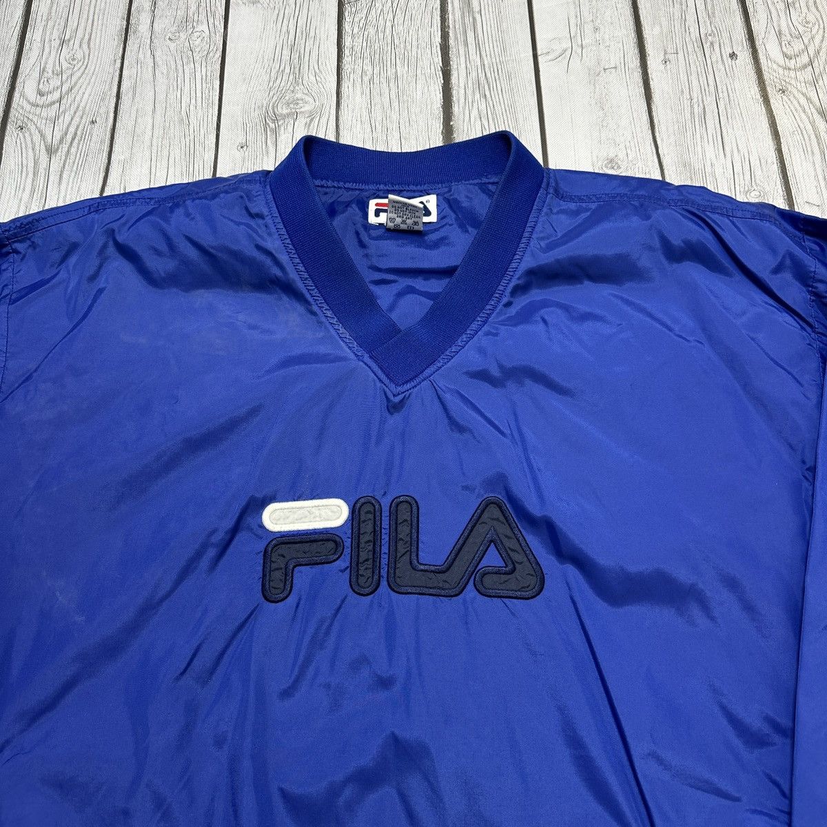 Fila × Vintage Vintage FILA windbreaker Size US L / EU 52-54 / 3 - 3 Thumbnail
