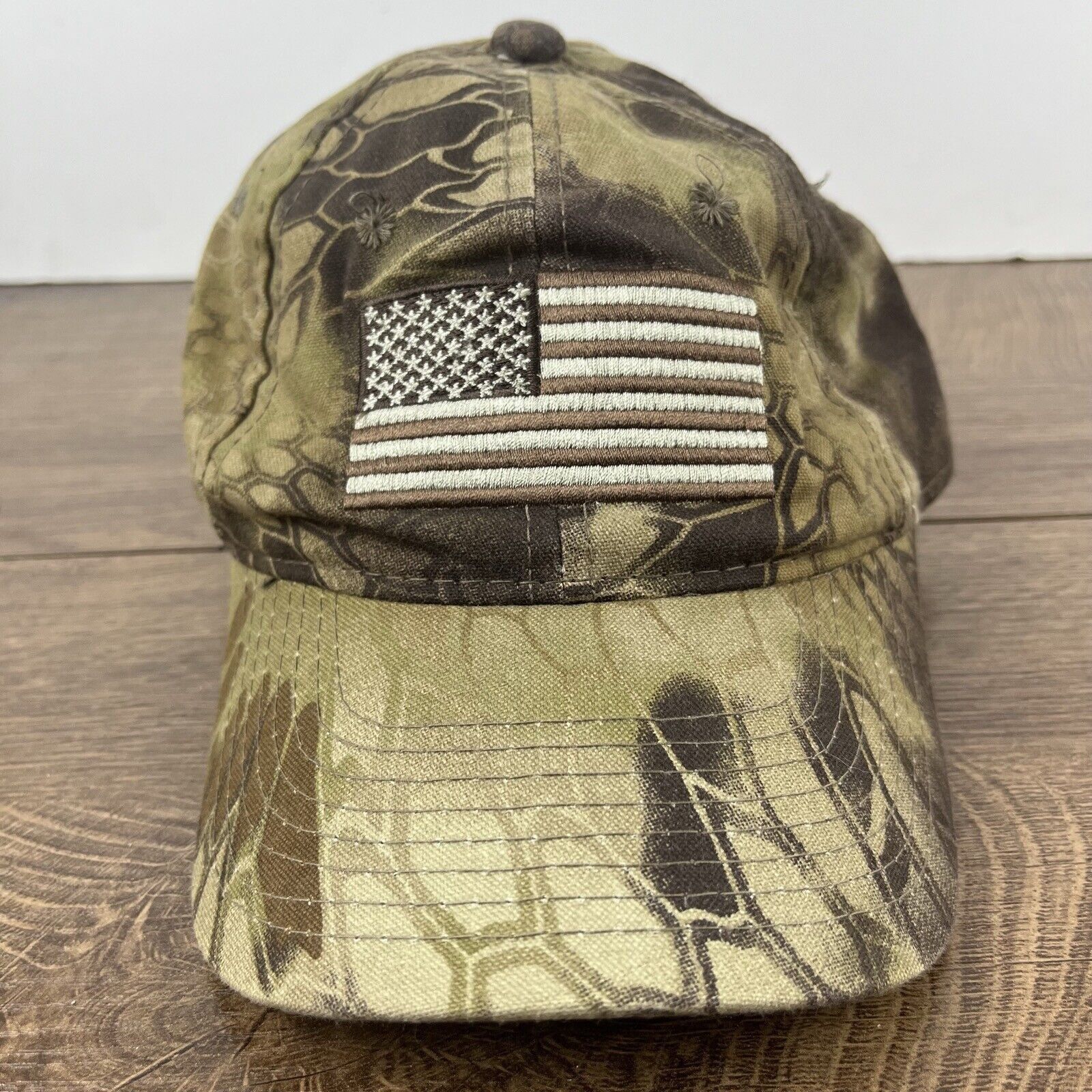 Other USA Flag Hat Camo USA Adjustable Hat Camo Adjustable Hat Gre Size ONE SIZE - 5 Thumbnail