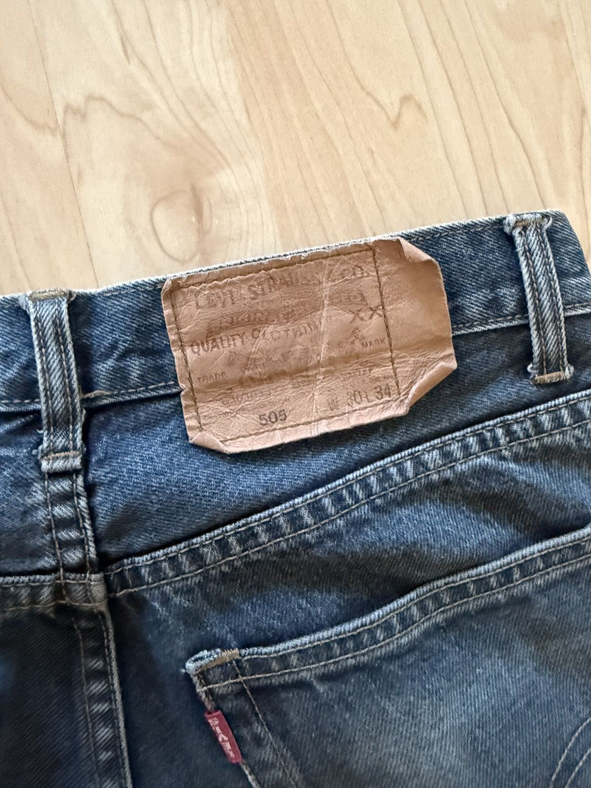 Levi's Vintage Indigo Levi 505 Size US 30 / EU 46 - 3 Thumbnail