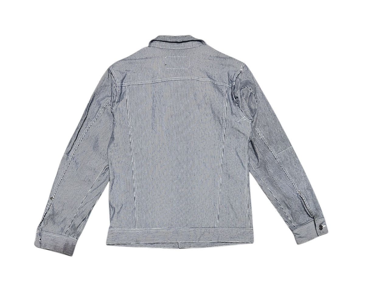 Japanese Brand Vintage Japanese Hickory Denim Jacket By Carabiner Tough Size US L / EU 52-54 / 3 - 4 Thumbnail