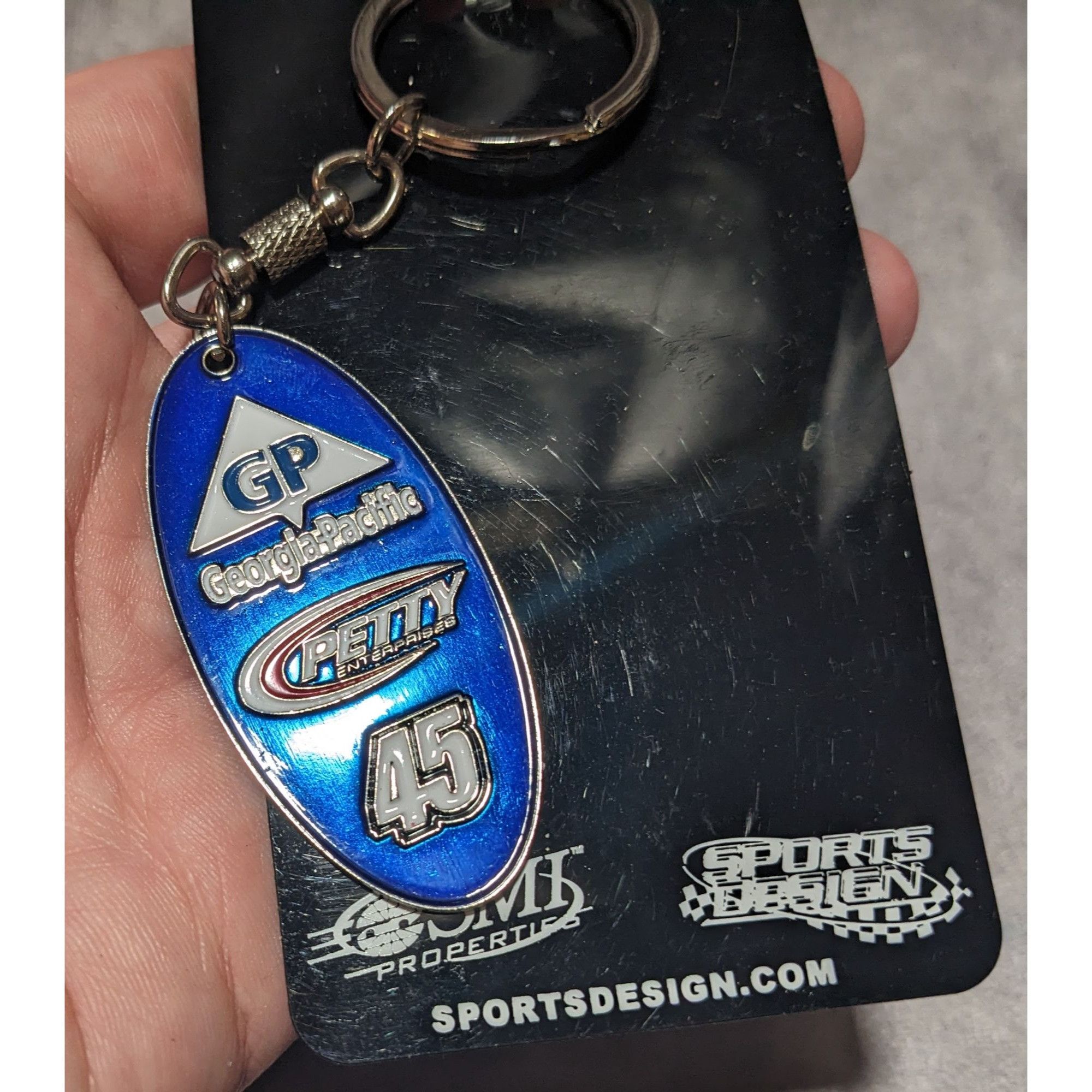 NASCAR Kyle Petty Georgia Pacific 45 Nascar Keychain Size ONE SIZE - 5 Thumbnail