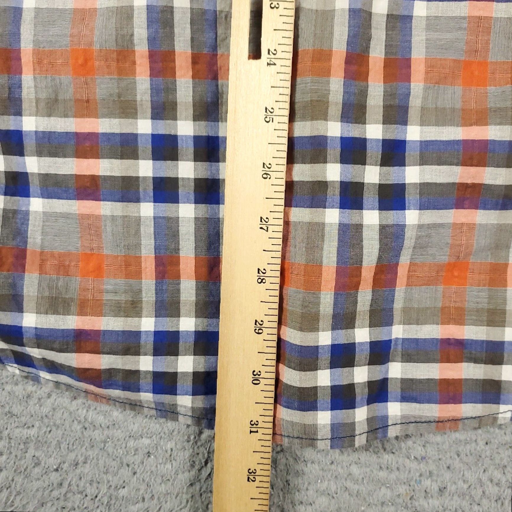 Robert Graham VINTAGE Robert Graham Shirt Mens XL Casual Long Sleeve Button Up Plaid Orange 2000s Men Size US XL / EU 56 / 4 - 4 Thumbnail