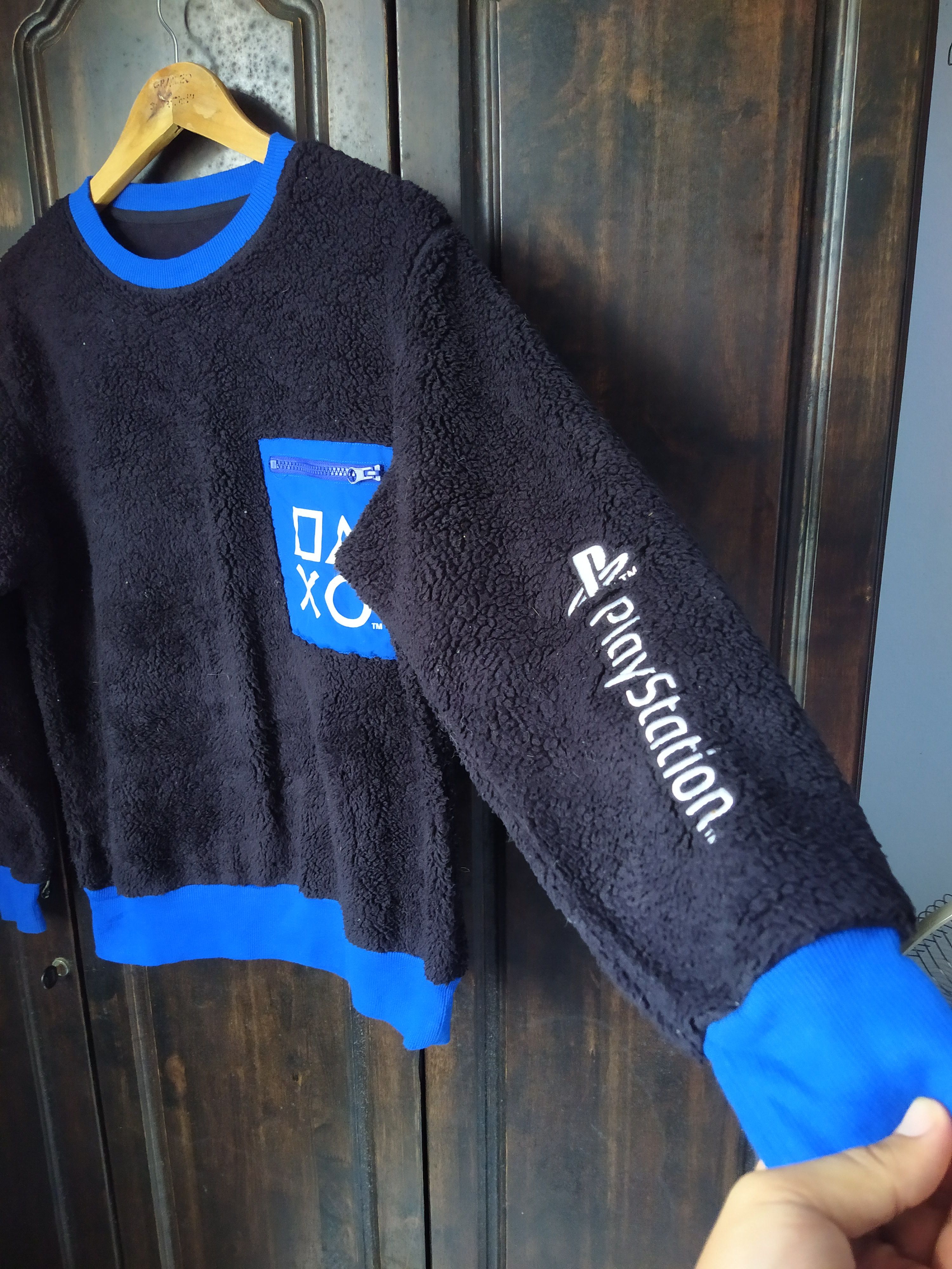 The Game Playstation x GU Fleece Sweatshirt Vintage Size US M / EU 48-50 / 2 - 3 Thumbnail