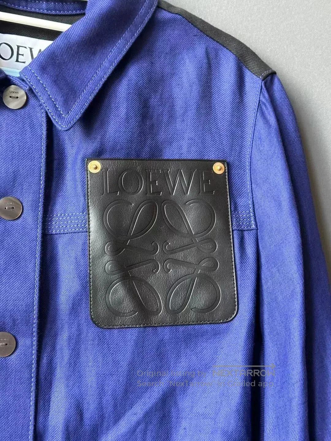 Loewe loewe purple leather label denim jacket. Size US M / EU 48-50 / 2 - 4 Thumbnail