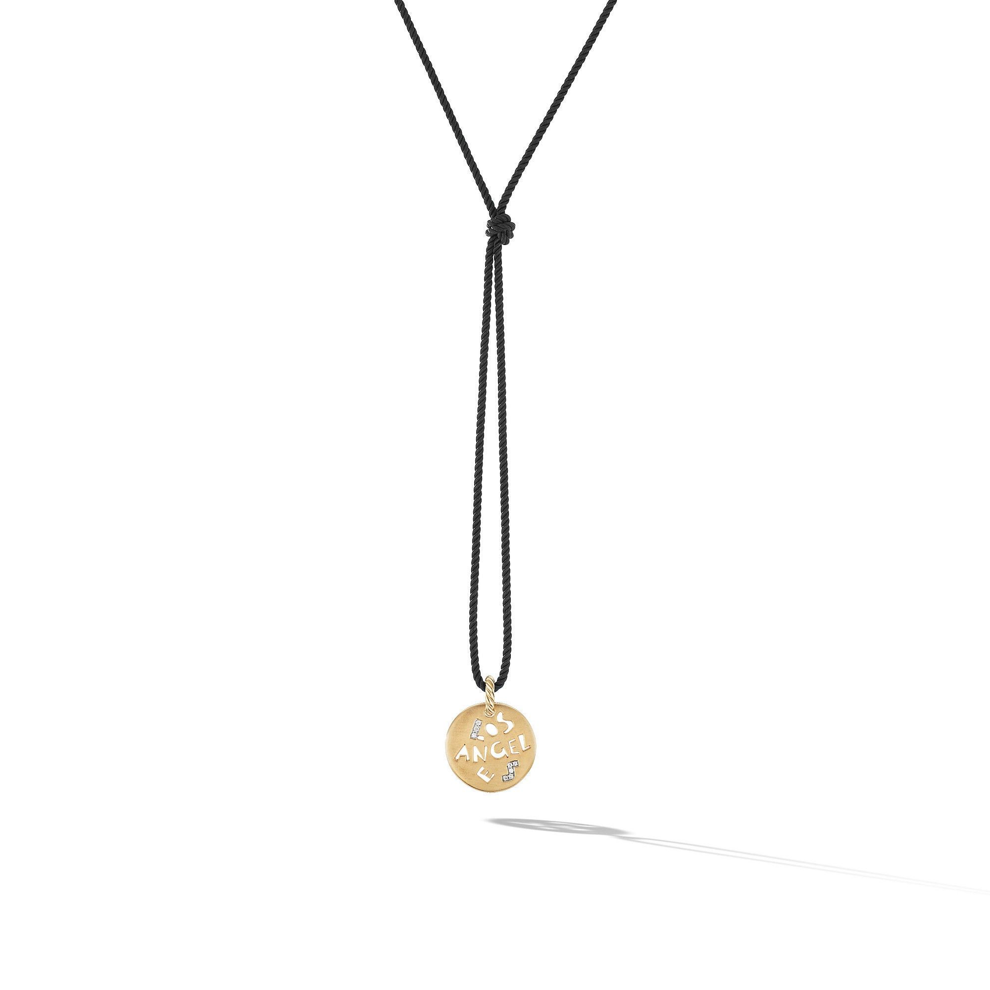 David Yurman o1w1db10325 Necklace in 18K Yellow Gold with Diamonds & 17mm Size ONE SIZE - 1 Thumbnail