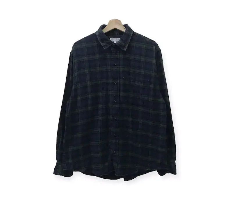Flannel Japanese Brand Closshi Plaid Tartan Flannel Shirt Size US L / EU 52-54 / 3 - 1 Thumbnail
