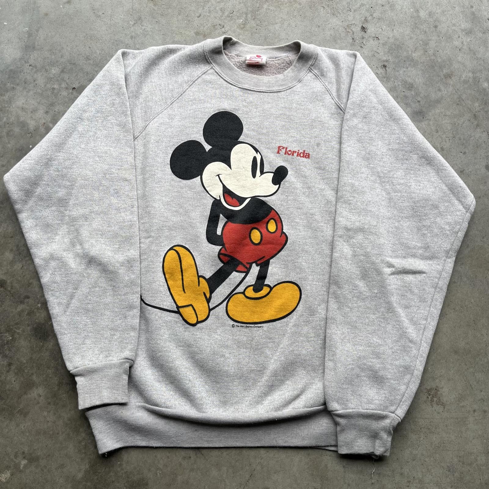 Disney × Vintage Vintage 70s Disney World Mickey Mouse Florida Sweatshirt Size US L / EU 52-54 / 3 - 1 Thumbnail