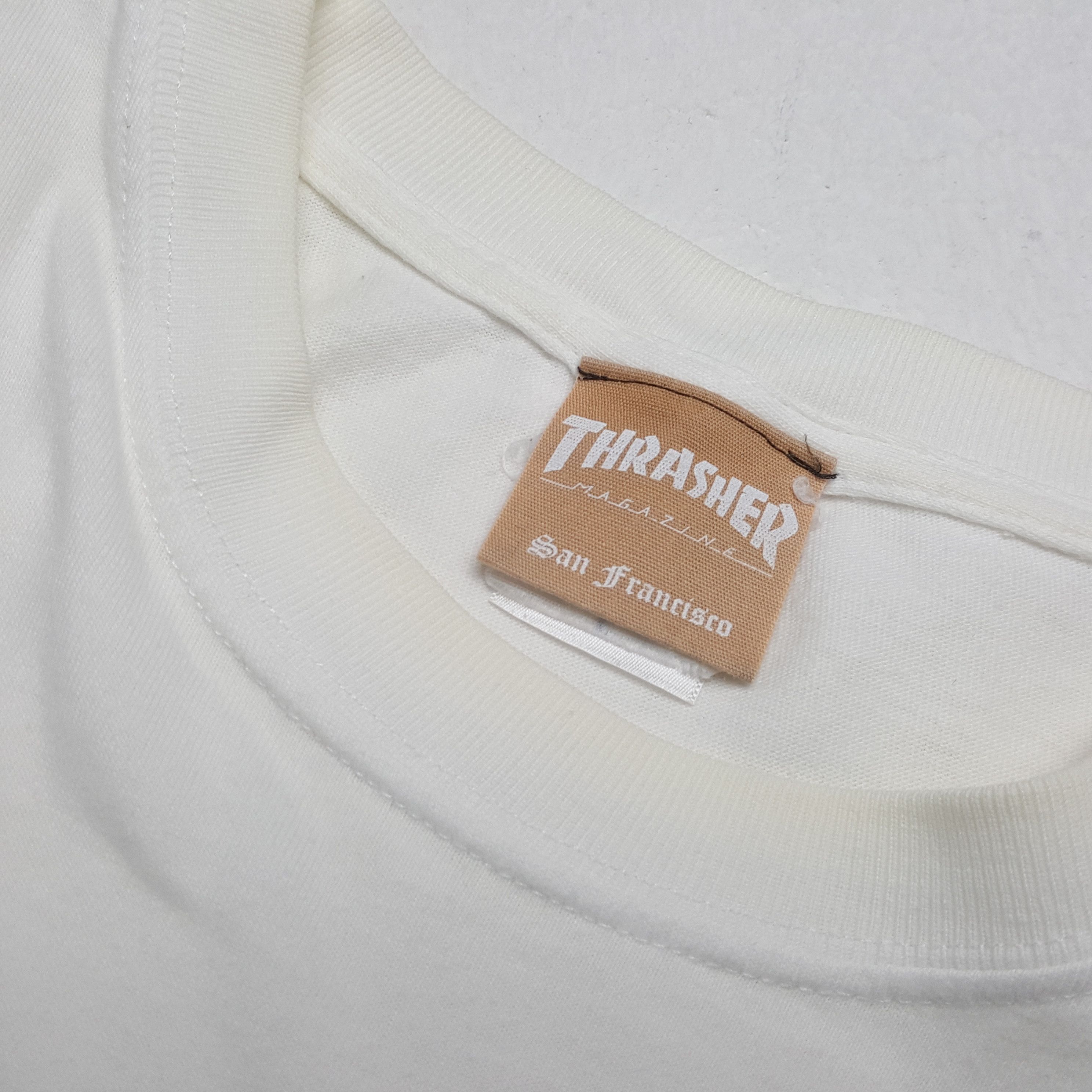 Thrasher × Vintage THRASHER Flames Design Skateboard Streetwear Style Tshirt Size US L / EU 52-54 / 3 - 7 Thumbnail